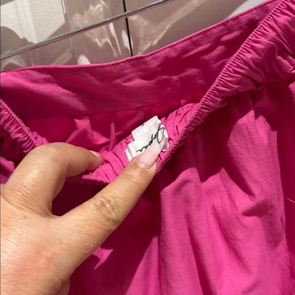 Pink Ruffled cotton two piece - Picture 8 of 8